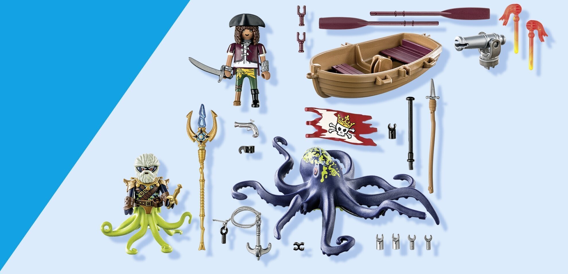 71419 LAYMOBIL® Pirates, Kova su milžinišku aštuonkoju hinta ja tiedot | LEGOT ja rakennuslelut | hobbyhall.fi