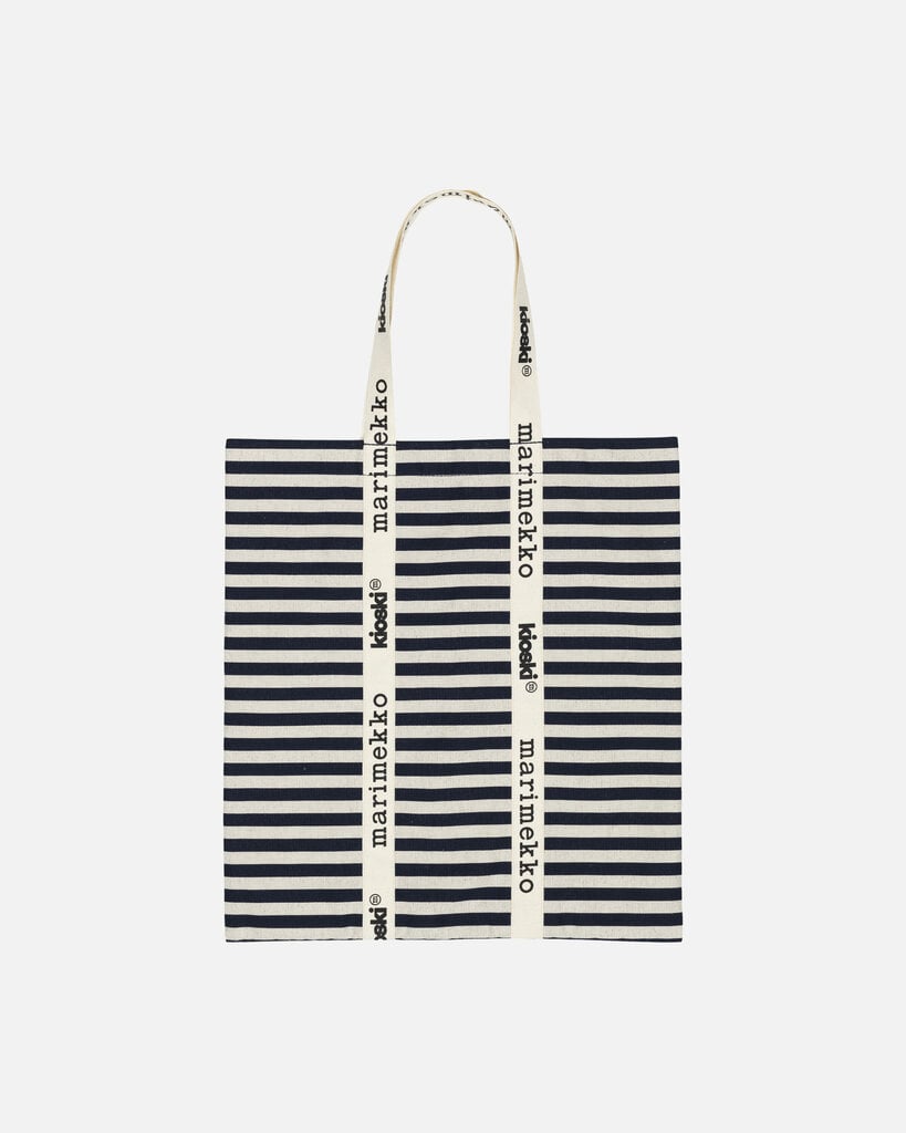 Marimekko Carrier Midi Tasaraita laukku hinta ja tiedot | Miesten reput ja laukut | hobbyhall.fi