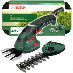 Akkukäyttöiset ruoho-/pihasakset Bosch 12 cm 3,6 V hinta ja tiedot | Pensasleikkurit | hobbyhall.fi
