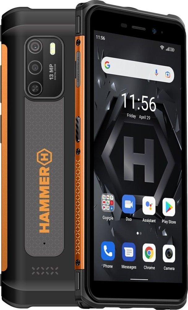 MyPhone Hammer Iron 4 Dual orange Extreme Pack hinta ja tiedot | Matkapuhelimet | hobbyhall.fi