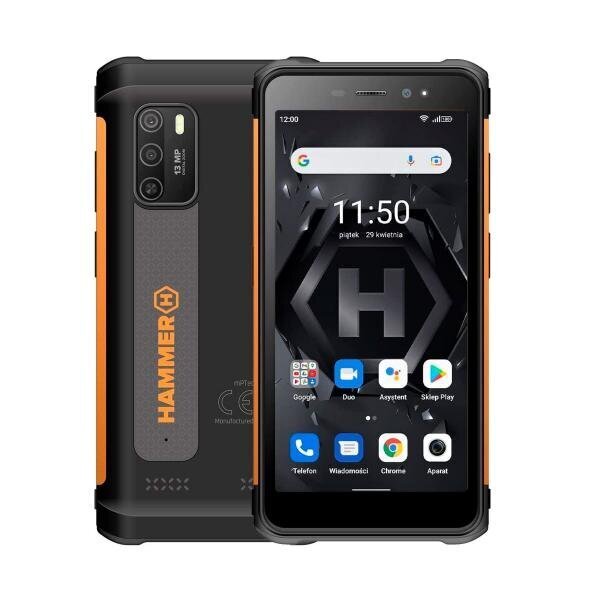 MyPhone Hammer Iron 4 Dual orange Extreme Pack hinta ja tiedot | Matkapuhelimet | hobbyhall.fi
