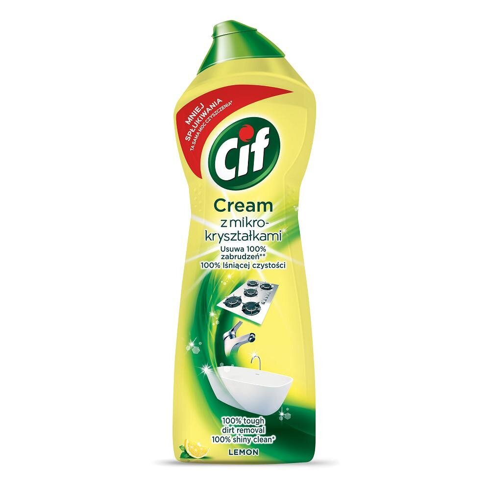 Puhdistusaine Cif Lemon, 780 g hinta ja tiedot | Puhdistusaineet | hobbyhall.fi