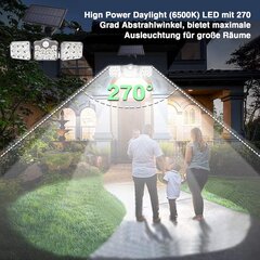LED aurinkolamput liiketunnistimella ChunHee, SWL102, 2kpl, musta hinta ja tiedot | Puutarha- ja ulkovalot | hobbyhall.fi