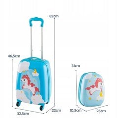 Reppu ja matkalaukkusetti lapsille Costway, 25L hinta ja tiedot | Costway Lapset | hobbyhall.fi