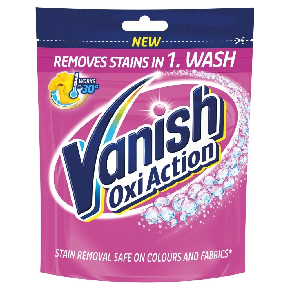 Tahranpoistoaine "Vanish" Oxi Action, Vaaleanpunainen, 300 g hinta ja tiedot | Pyykinpesuaineet | hobbyhall.fi