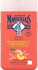Suihkugeeli Le Petit Marseillais BIO, persikka ja nektariini, 250 ml hinta ja tiedot | Le Petit Marseillais Hajuvedet ja kosmetiikka | hobbyhall.fi