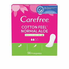 Siteet Carefree Feel Normal Aloe, 56 kpl hinta ja tiedot | Tamponit ja terveyssiteet | hobbyhall.fi