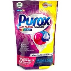 Pesukapselit Purox Color, 22 kpl hinta ja tiedot | Pyykinpesuaineet | hobbyhall.fi