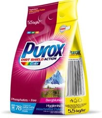 Pesujauhe Purox Color, 5.5 kg hinta ja tiedot | Pyykinpesuaineet | hobbyhall.fi