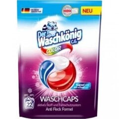 Pyykkikapselit Waschkonig Color, 22 kpl hinta ja tiedot | Pyykinpesuaineet | hobbyhall.fi