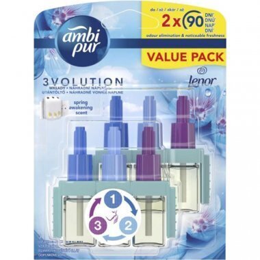 Vaihtopatruuna Ambi Pur 3volution Lenor, sähköiseen ilmanraikastimeen, 2x20 ml hinta ja tiedot | Ilmanraikastimet | hobbyhall.fi