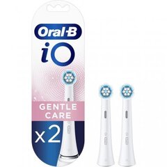 Vaihdettavat suuttimet Oral-B iO RB Gentle Care sähköhammasharjalle, 2 kpl hinta ja tiedot | Sähköhammasharjat | hobbyhall.fi