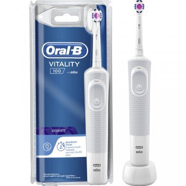 Sähköhammasharja Oral-B Vitality D100.413. 1 PRO 3D Valkoinen, Valkoinen hinta ja tiedot | Sähköhammasharjat | hobbyhall.fi