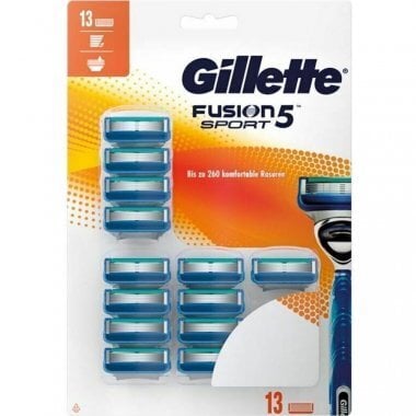 Vaihtopäät Gillette Fusion 5 Sport razor, 13 kpl