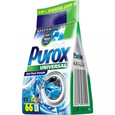 Pesujauhe Purox Universal, 5,5 kg hinta ja tiedot | Pyykinpesuaineet | hobbyhall.fi