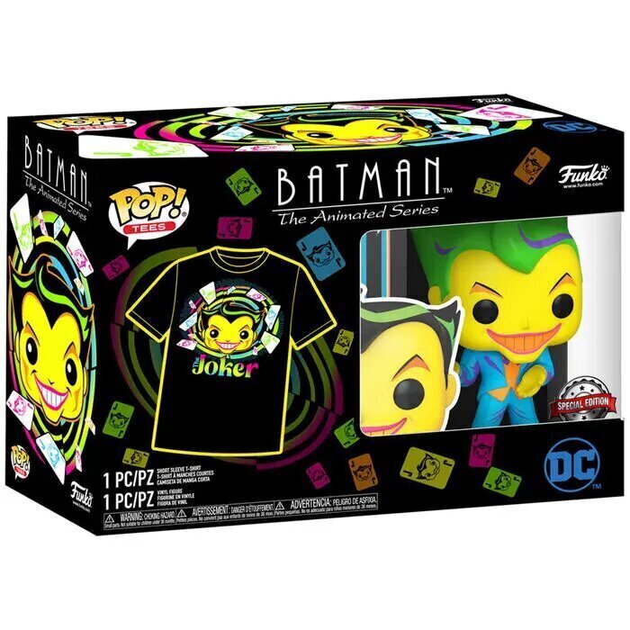 POP & Tee DC Comics Batman Joker Exclusive hinta ja tiedot | Pelien oheistuotteet | hobbyhall.fi