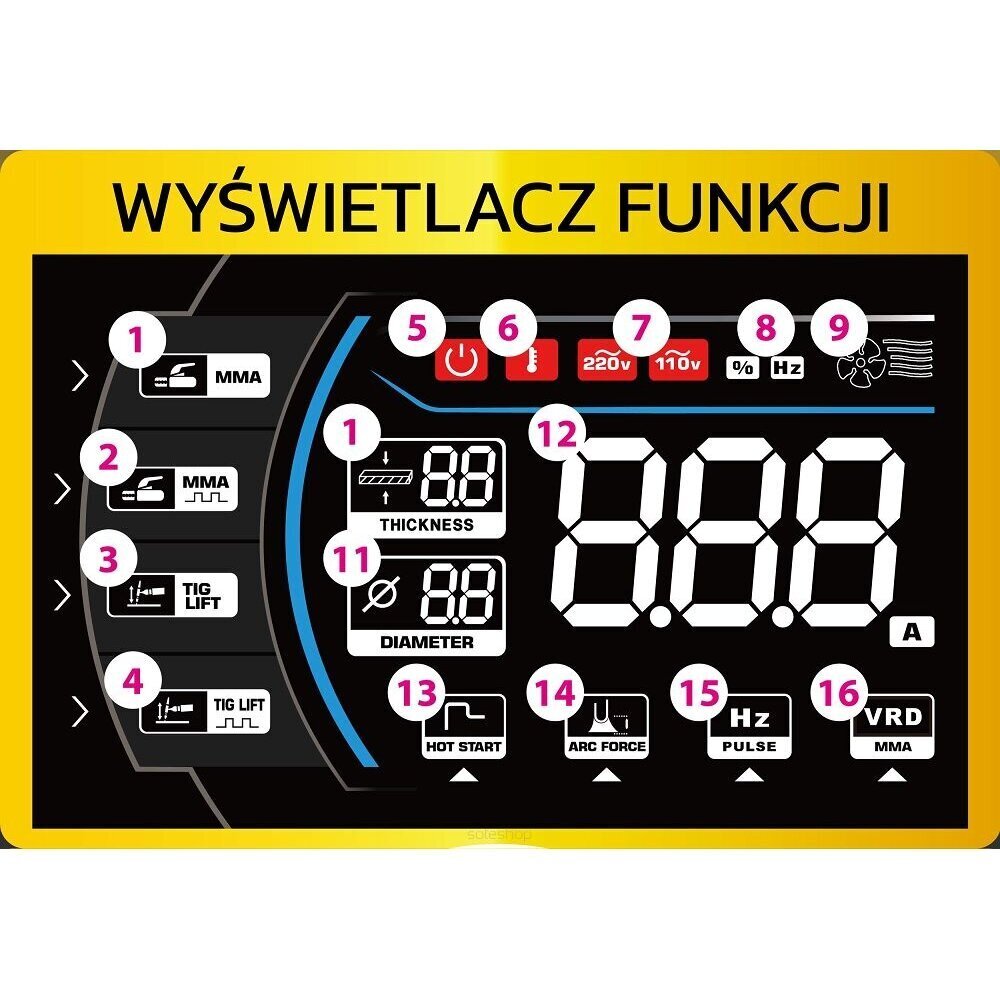 Invertterihitsaaja, 4in1, 330 l. hinta ja tiedot | Käsityökalut | hobbyhall.fi