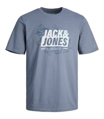 Jack & Jones Miesten T-paita 12257908*01, sininen 5715519929296 hinta ja tiedot | Miesten T-paidat | hobbyhall.fi