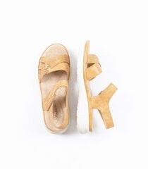 Naisten sandaalit 442845 01, ruskea/beige 442845*01-042 hinta ja tiedot | Naisten avokkaat ja sandaalit | hobbyhall.fi