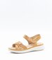 Naisten sandaalit 442845 01, ruskea/beige 442845*01-042 hinta ja tiedot | Naisten avokkaat ja sandaalit | hobbyhall.fi
