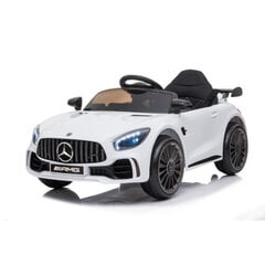 Lasten yksipaikkainen sähköauto Mercedes Benz AMG GTR valkoinen hinta ja tiedot | Lasten sähköautot | hobbyhall.fi