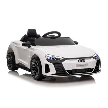 Lasten yksipaikkainen sähköauto Audi RS E-Tron GT valkoinen hinta ja tiedot | Lasten sähköautot | hobbyhall.fi