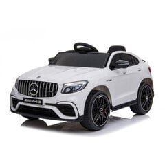 Lasten sähköauto Mercedes Benz GLC63S Coupe valkoinen hinta ja tiedot | Lasten sähköautot | hobbyhall.fi