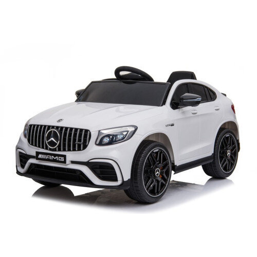 Lasten sähköauto Mercedes Benz GLC63S Coupe valkoinen