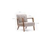 Nojatuoli Hanah Home Kemer, beige hinta ja tiedot | Nojatuolit | hobbyhall.fi