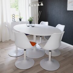 Pöytä Aatrium Taco, 160x110x74 cm, valkoinen hinta ja tiedot | Ruokapöydät | hobbyhall.fi