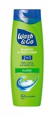 Shampoo Wash&Go Classic, 2 in 1, 200 ml hinta ja tiedot | Shampoot | hobbyhall.fi