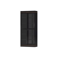 Vitriini Aatrium Roomers, 88x36x200 cm, musta hinta ja tiedot | Vitriinit | hobbyhall.fi