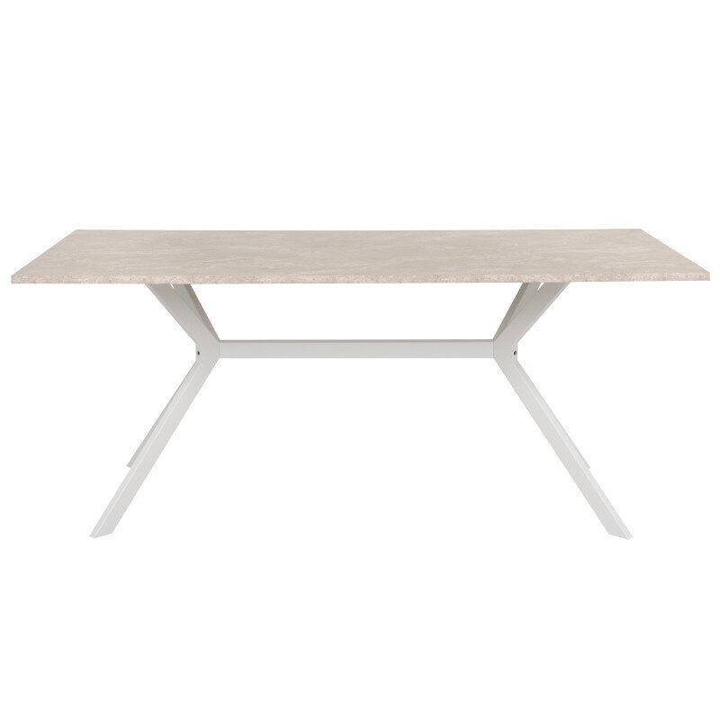 Pöytä Aatrium Onex, 90x180x75 cm, valkoinen hinta ja tiedot | Ruokapöydät | hobbyhall.fi