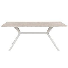 Pöytä Aatrium Onex, 90x180x75 cm, valkoinen hinta ja tiedot | Ruokapöydät | hobbyhall.fi