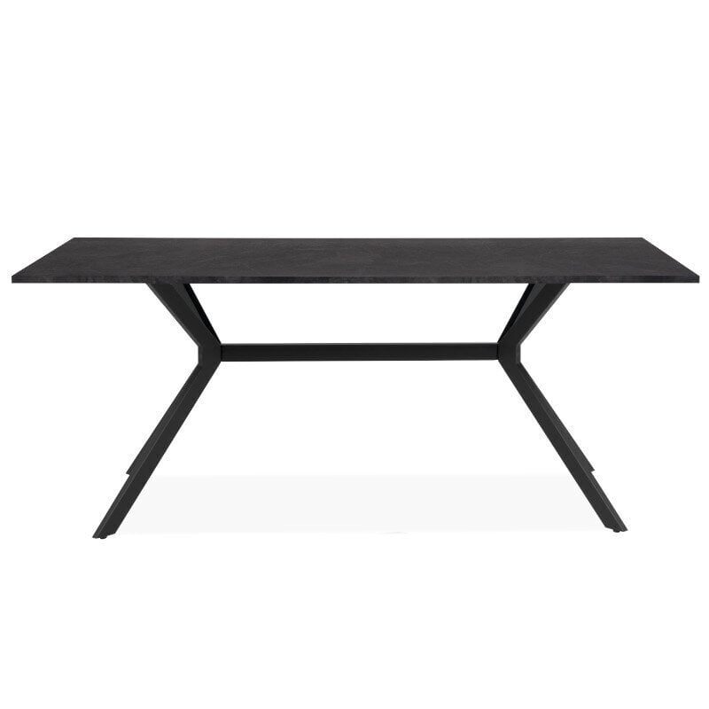 Pöytä Aatrium Onex, 90x180x75 cm, musta hinta ja tiedot | Ruokapöydät | hobbyhall.fi