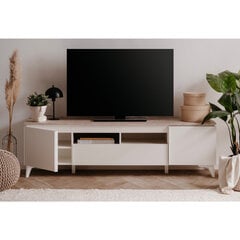 TV-taso Aatrium Bertrix, 177x40x51 cm, valkoinen hinta ja tiedot | TV-tasot | hobbyhall.fi