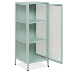 Vitriini Aatrium Milton, 40x40x101 cm, vihreä hinta ja tiedot | Vitriinit | hobbyhall.fi