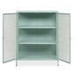 Vitriini Aatrium Milton, 80x40x101 cm, vihreä hinta ja tiedot | Vitriinit | hobbyhall.fi