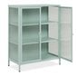 Vitriini Aatrium Milton, 80x40x101 cm, vihreä hinta ja tiedot | Vitriinit | hobbyhall.fi