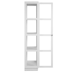 Vitriini Aatrium Arles, 56x40x185 cm, valkoinen hinta ja tiedot | Vitriinit | hobbyhall.fi