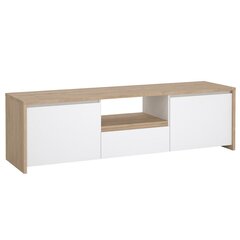 TV-taso Aatrium Next, 177x48x52 cm, valkoinen/ruskea hinta ja tiedot | TV-tasot | hobbyhall.fi