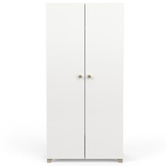 Kaappi Aatrium Izzy, 90.3x51.7x188.2 cm, valkoinen hinta ja tiedot | Kaapit | hobbyhall.fi