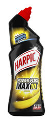 WC-geeli Harpic Power Plus Max 10, Citrus, 750 ml hinta ja tiedot | HARPIC Kodin puhdistusaineet ja siivoustarvikkeet | hobbyhall.fi