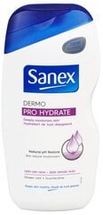 Suihkugeeli Sanex Dermo Pro Hydrate, 500 ml hinta ja tiedot | Suihkusaippuat ja suihkugeelit | hobbyhall.fi