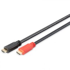Digitus, HDMI tyyppi A, 15 m hinta ja tiedot | Kaapelit ja adapterit | hobbyhall.fi