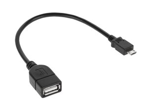 Cabletech USB-A/micro USB, 0,2 m hinta ja tiedot | Cabletech Kodinkoneet ja kodinelektroniikka | hobbyhall.fi