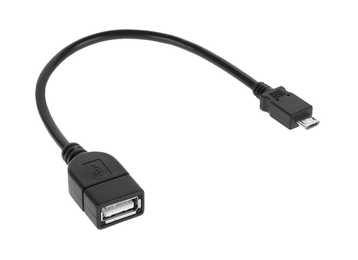 Cabletech USB-A/micro USB, 0,2 m hinta ja tiedot | Kaapelit ja adapterit | hobbyhall.fi