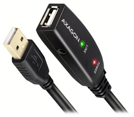 Axagon, USB 2.0, 5m hinta ja tiedot | Kaapelit ja adapterit | hobbyhall.fi