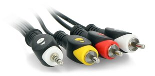 Aux 3,5 mm/RCA, 1,5 m hinta ja tiedot | Kaapelit ja adapterit | hobbyhall.fi