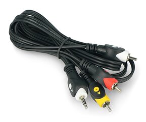 Aux 3,5 mm/RCA, 1,5 m hinta ja tiedot | Kaapelit ja adapterit | hobbyhall.fi